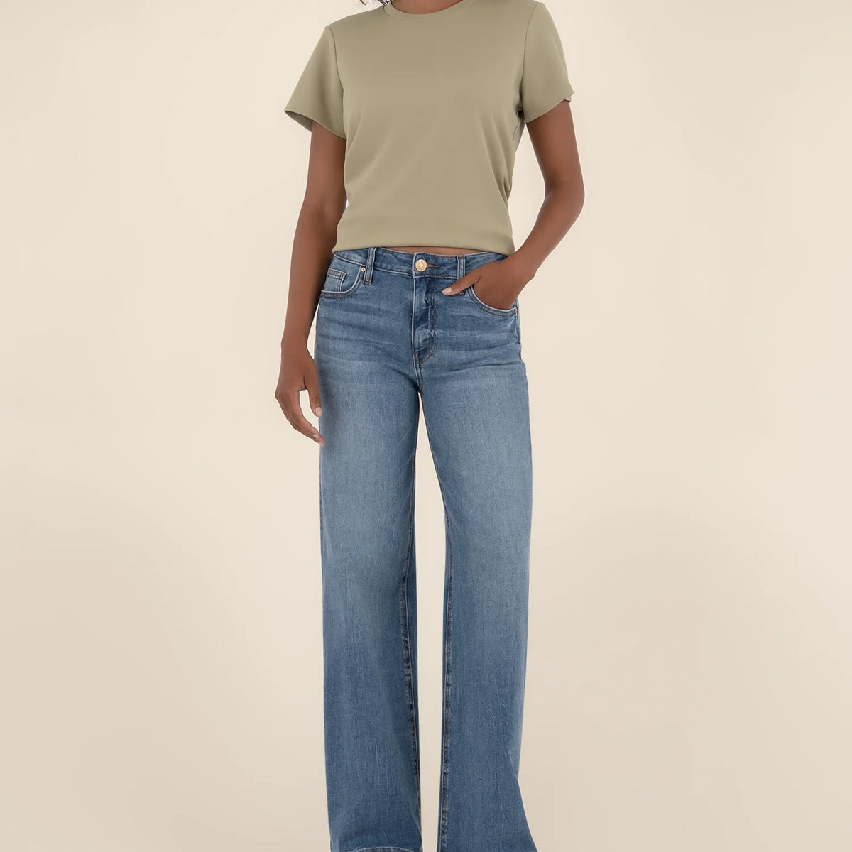 Jean High Rise Wide Leg Pant – Mainstream Boutique-Fargo
