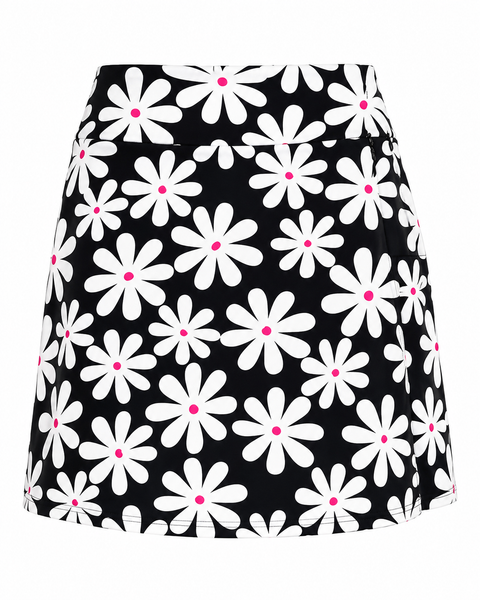soorploom Emelia Skirt Daisy Print　3y Lulu-B UPF 50+ Daisy Print Zip Skort | Cooling Performance Skort